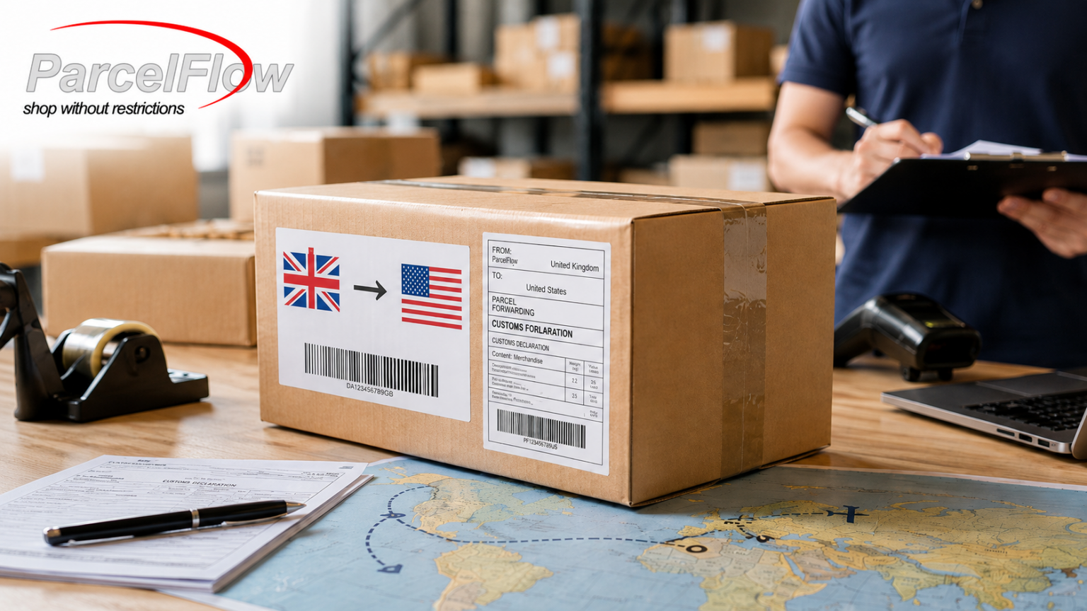 Send Parcel From Uk To Usa